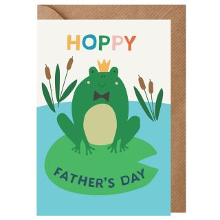 Frog Hoppy Father's Day Card