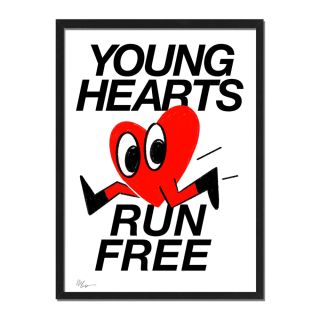 Young Hearts Run Free A3 Print