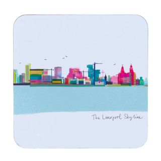 I Drew This Liverpool Skyline Coaster, thumbnail