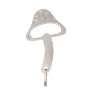 Kikkerland Mushroom Keychain Bottle Opener