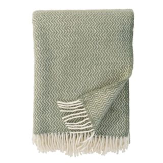 Klippan Sorbet  Lambswool Throw, Pistachio