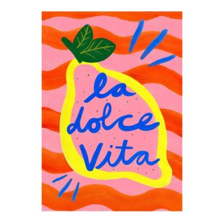 'La Dolce Vita' Lemon Print