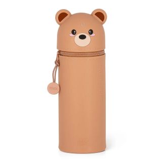 Legami Silicone Zip Pencil Case Teddy Bear