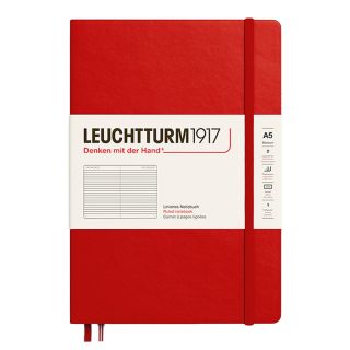 Leuchtturm1917 A5 Ruled Notebook - Cherry