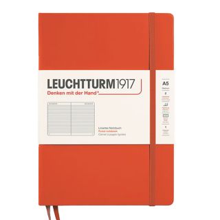 Leuchtturm A5 Ruled Notebook - Fox Red