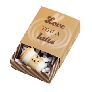Lisa Angel Tiny Matchbox - 'Love You a Latte'