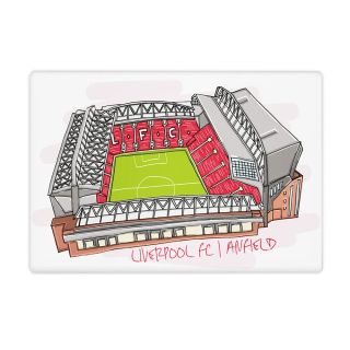Moo & Snip Liverpool Anfield Stadium Fridge Magnet