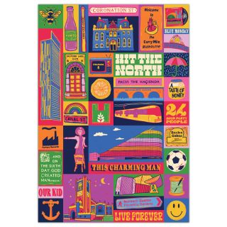 Lost Plots Manchester A3 Print