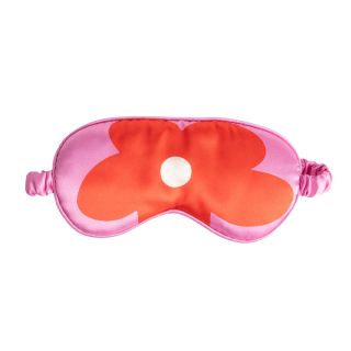 Helio Ferretti Macro Flower Pink & Red Eye Mask