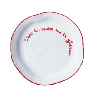 MAEGEN Statement Plate -  C'est la Cerise Sur le Gateau