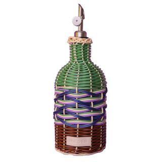 MAEGEN Woven Oil Pourer - Brown & Green
