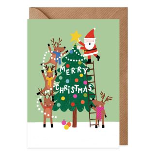 Christmas Tree Decorators Card