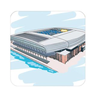 Moo & Snip Everton Stadium Coaster