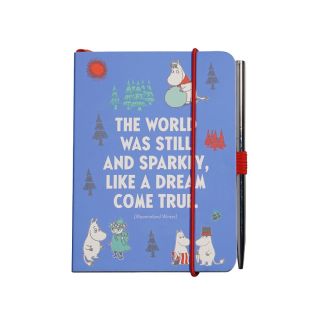 Moomin Winter A6 Notebook with Pen 