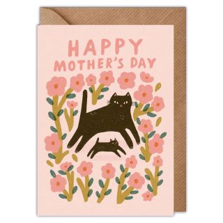 Black Cats Mother's Day Card