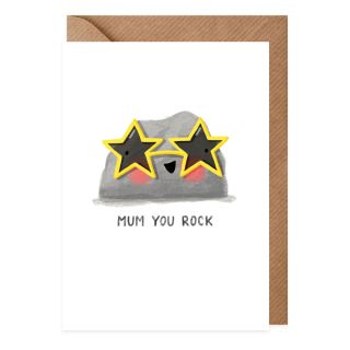 Mum You Rock Mother's Day Card