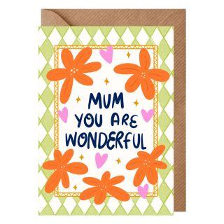 You're Wonderful Mother's Day Card