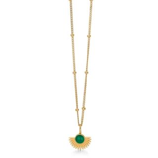 Enamel Copenhagen, Petrol Green Soleil Necklace