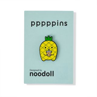 Noodoll Riceananas boba Pin