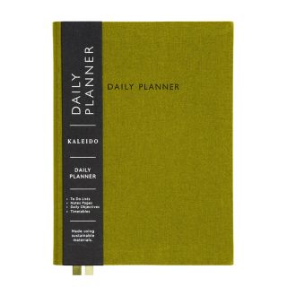 Ohh Deer Olive Green Fabric Daily Planner - A5