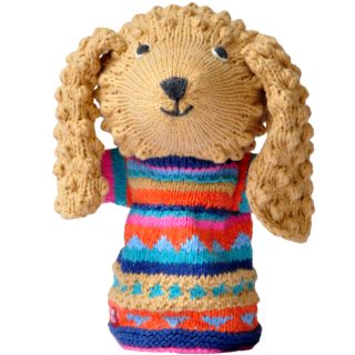 ChunkiChilli Poodle Knitted Hand Puppet 