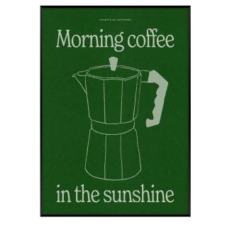 Proper Good Morning Coffee Print A3 Print