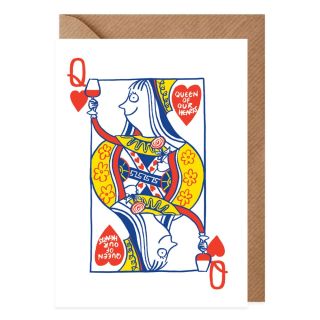 Queen of Our Hearts Mother's Day Card
