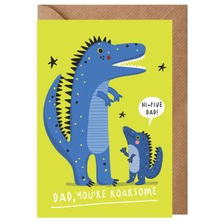 Roarsome Father's Day Card