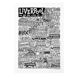 Liverpool Landmarks A3 Print
