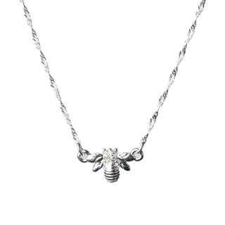 Silver Bee Necklace