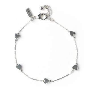 Silver Heart Bracelet