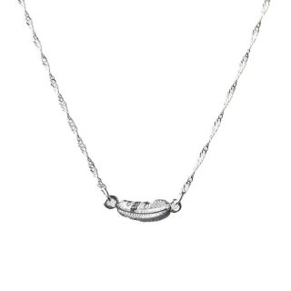 Silver Feather Necklace