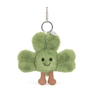 Jellycat Amuseables Siofra Shamrock Bag Charm 