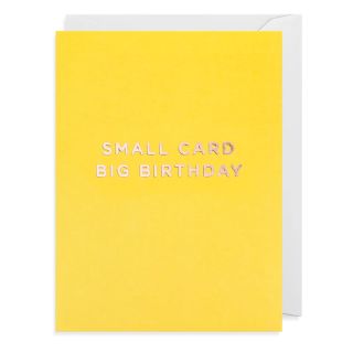 small card big birthday