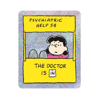 Peanuts Sticker The Doctor Is In