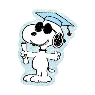 Peanuts Sticker Snoopy Graduation
