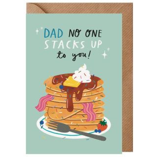 Stacks Up to You Father's Day Card