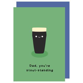 Stout-standing Father's Day Card