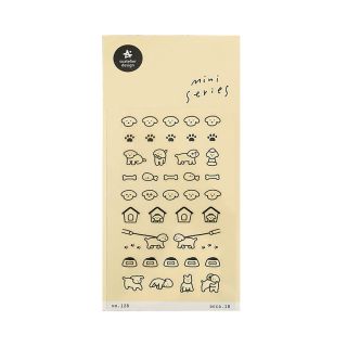Suatelier Mini Series Sticker Sheet 128 Deco 18 Dogs