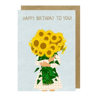 Birthday Sunflowers Card
