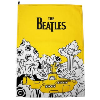 The Beatles Yellow Submarine Tea Towel