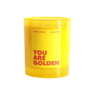 Utility, Colour Candle, You Are Golden, Sherbet Lemon 200g