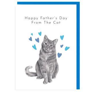 UT, Father's Day Cat Card