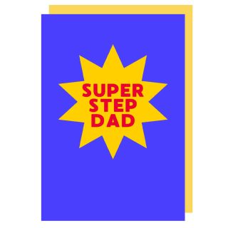 UT, Super Step Dad Father's Day Card