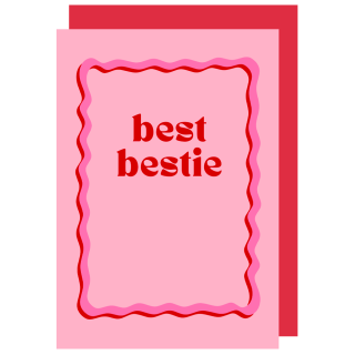 UT, Best Bestie Valentines Card