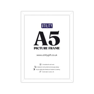 A5 Frame White Front