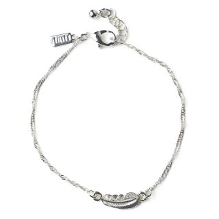 Silver Feather Bracelet