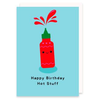 UT, Happy Birthday Hot Stuff Card