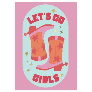 Utility, A3 Print, Let's Go Girls