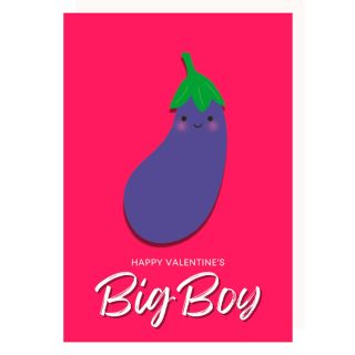UT, Big Boy Valentines Card
